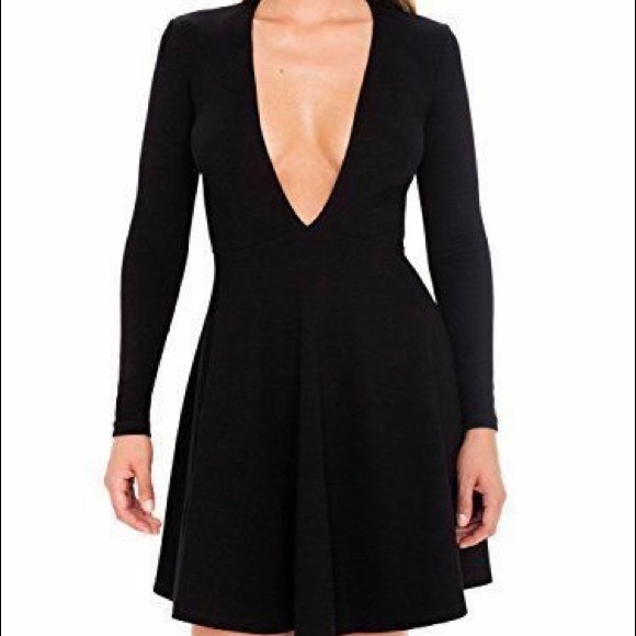 American Apparel Dresses & Skirts - American Apparel Deep V Skater Dress